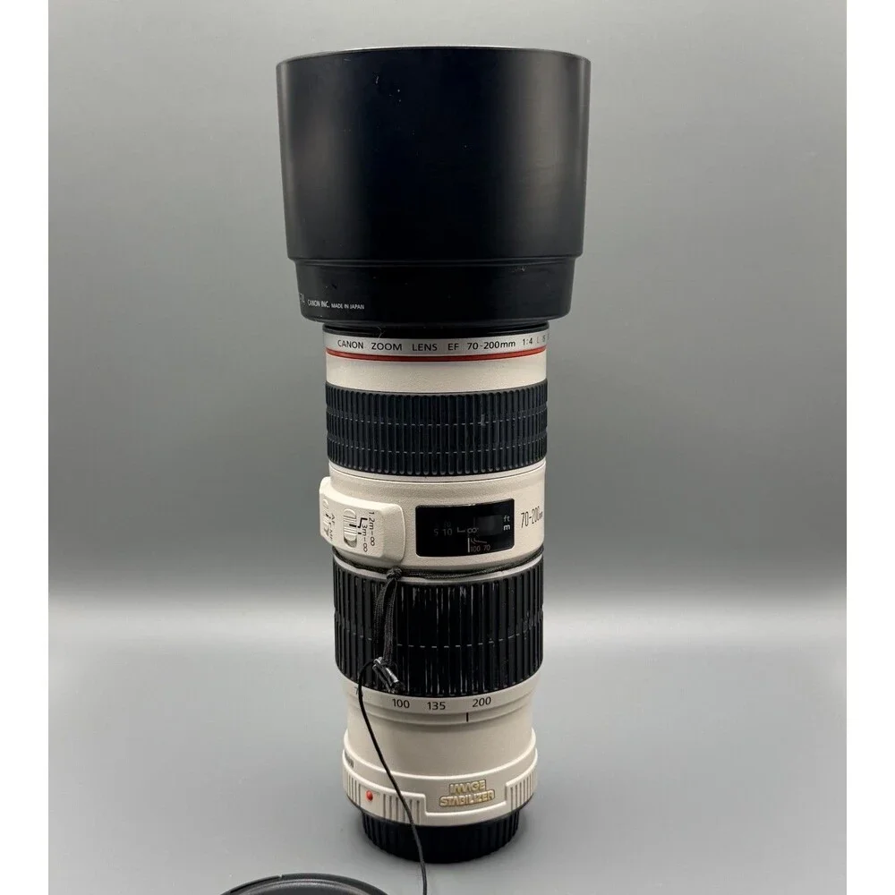 Canon EF 70-200mm f/2.8L IS USM Telephoto Zoom Lens Hood Filter Tested Haze